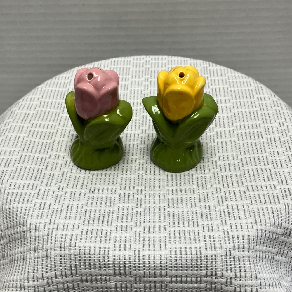 Tulip Shaped Salt and Pepper Shakers